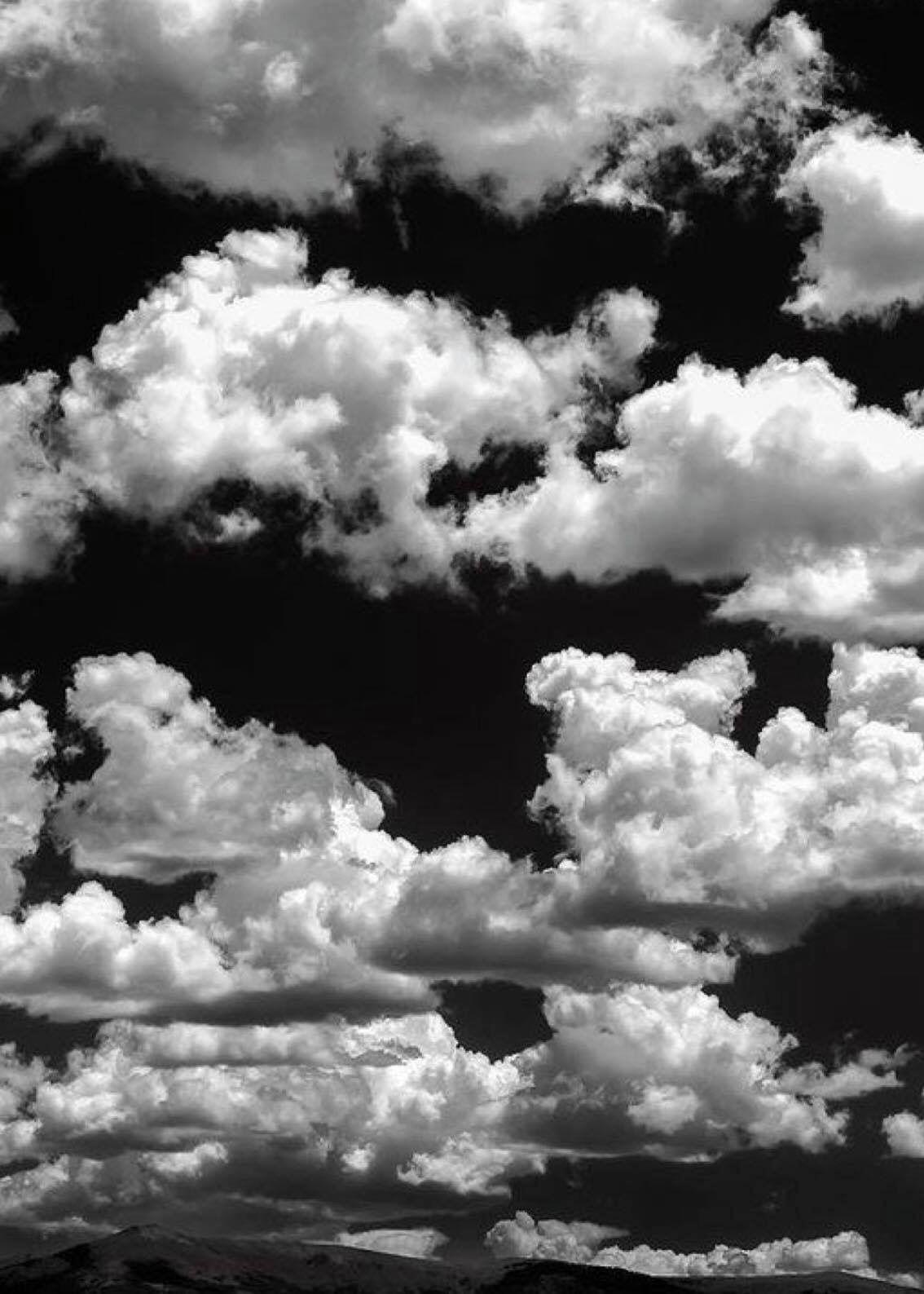 Black and White Cloud Wallpapers - Top Free Black and White Cloud  Backgrounds - WallpaperAccess