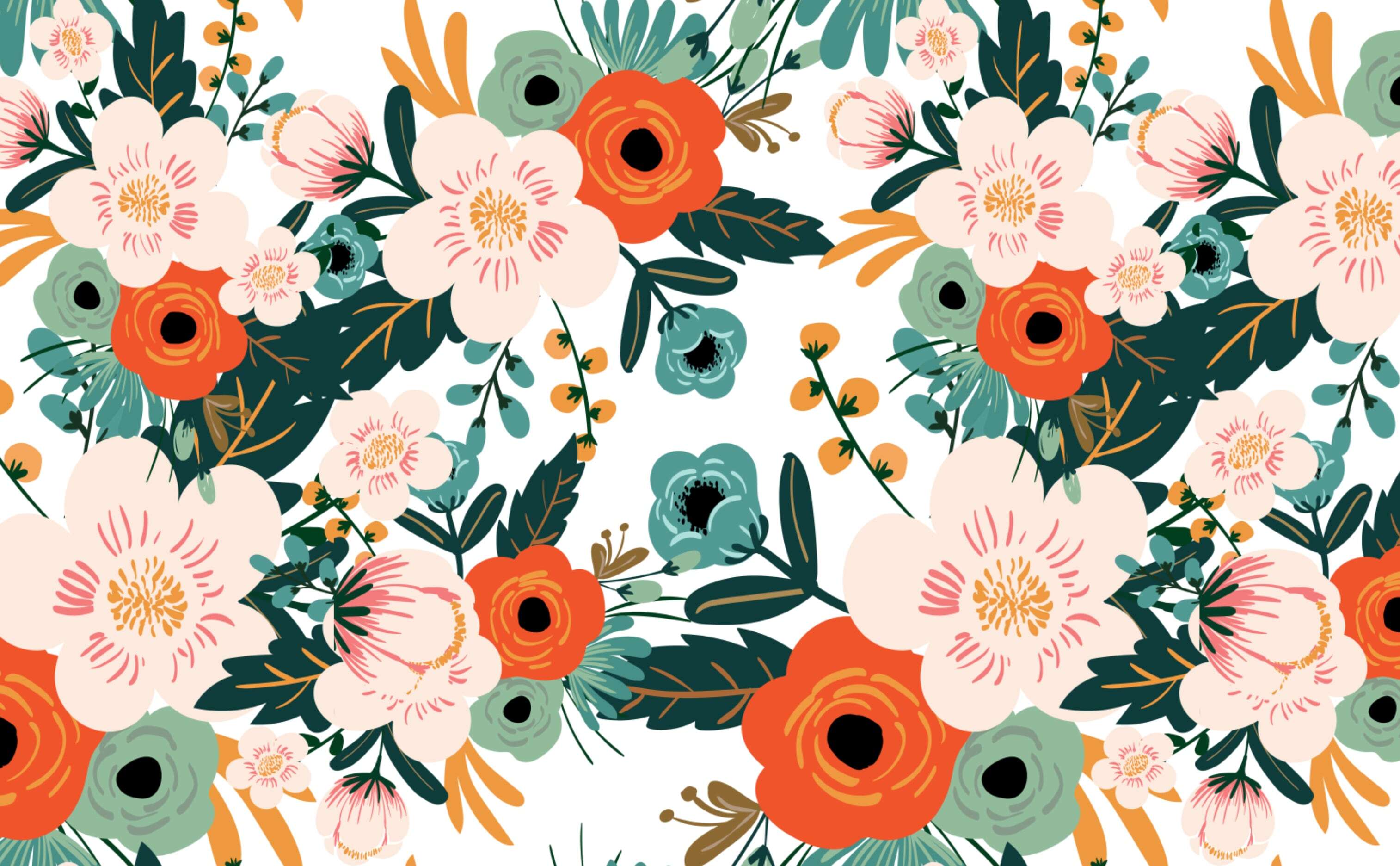 Floral Design Wallpapers Top Free Floral Design Backgrounds WallpaperAccess