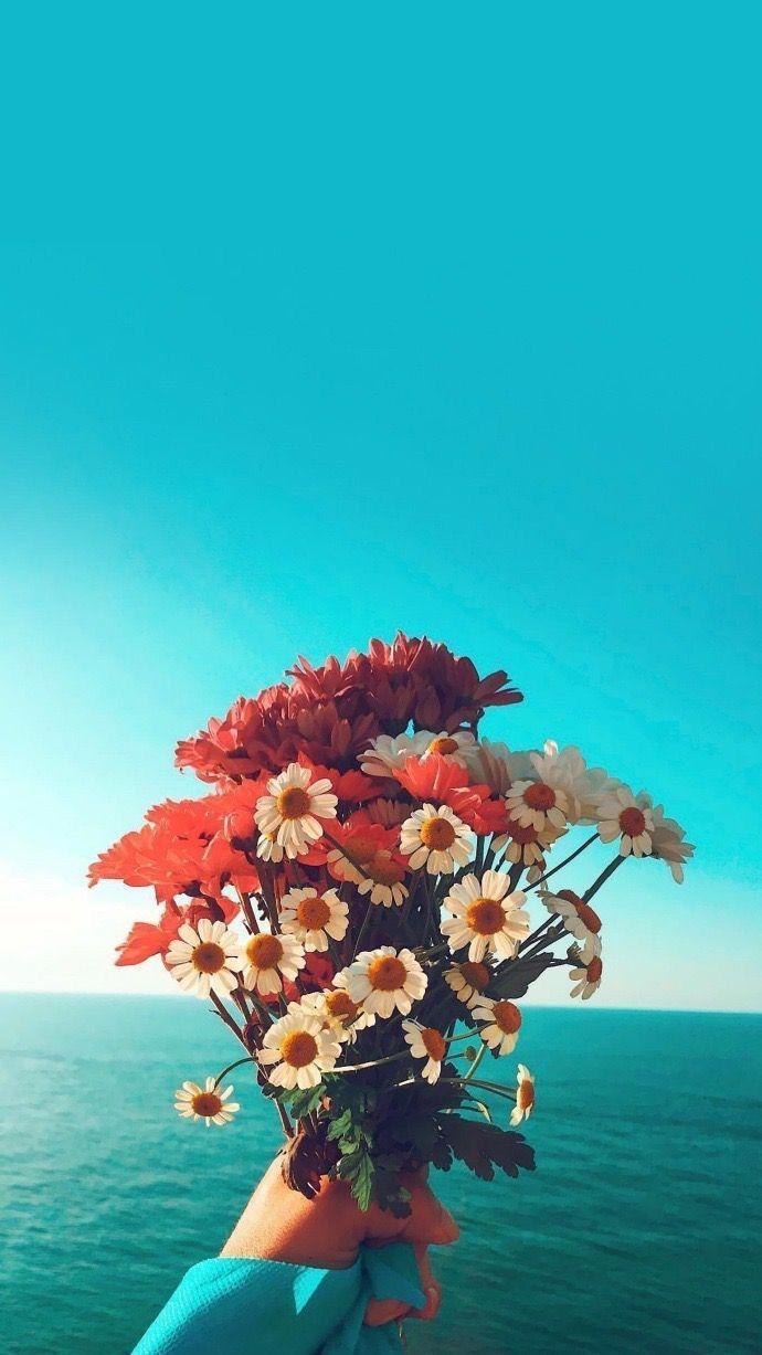 690x1227 Cell Wallpaper #Technology wallpaper.ogysof. λουλουδια-I love tul. - #Cell #Love #technology. Bright wallpaper, Floral wallpaper phone, Flowery wallpaper