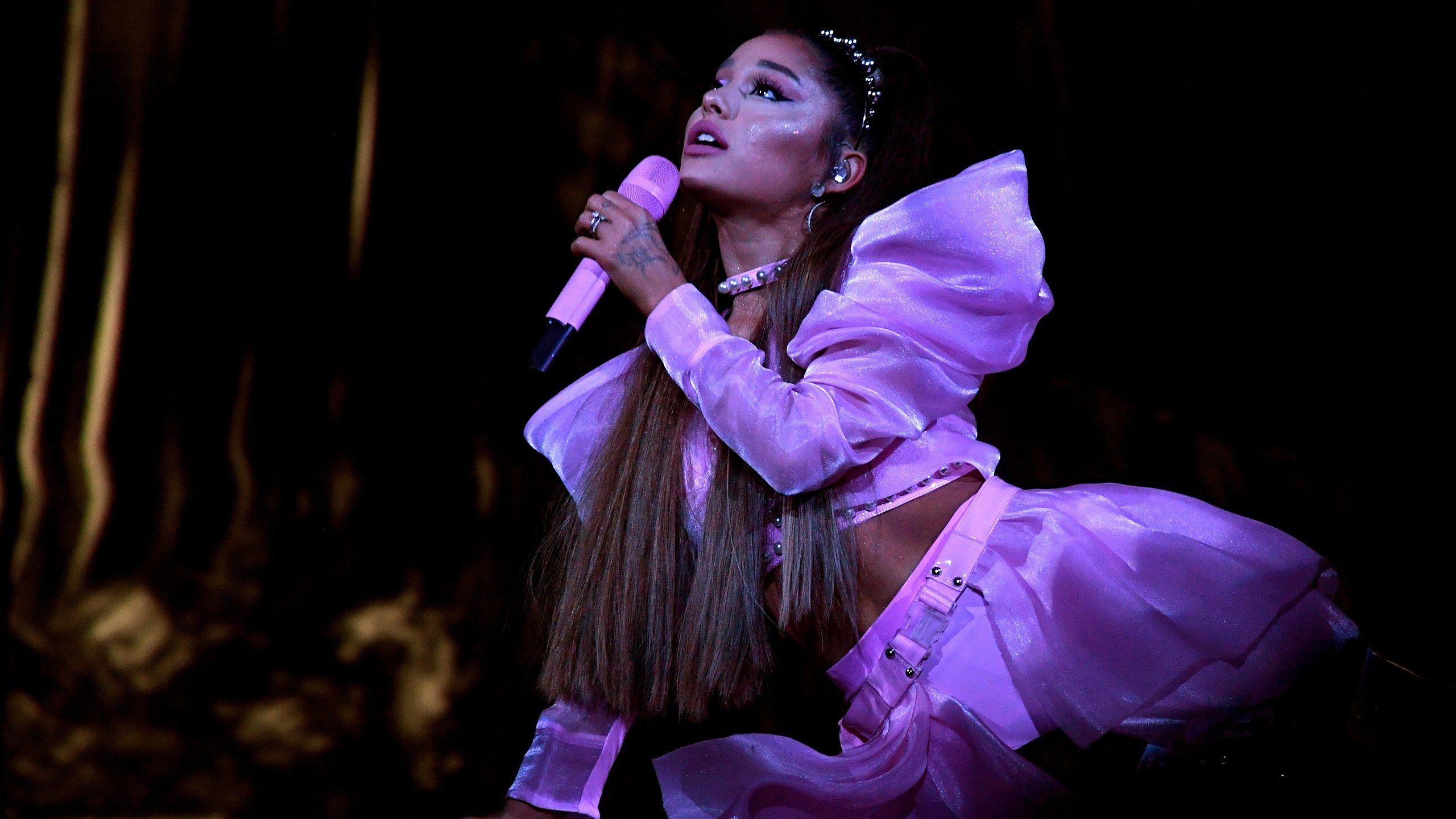 2560x1440 Thank U Next Ariana Grande Wallpaper