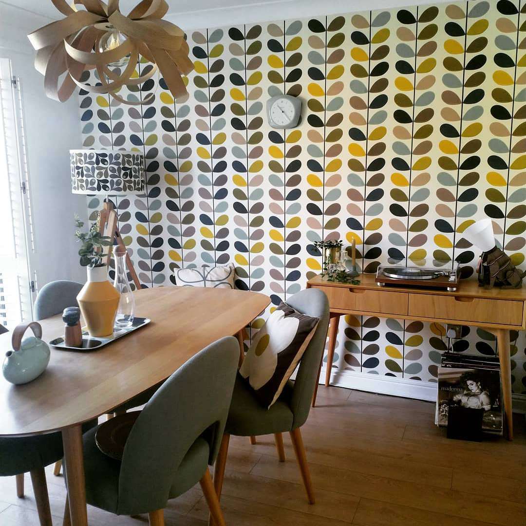 1080x1080 Amazing Dining Rooms With Wallpaper