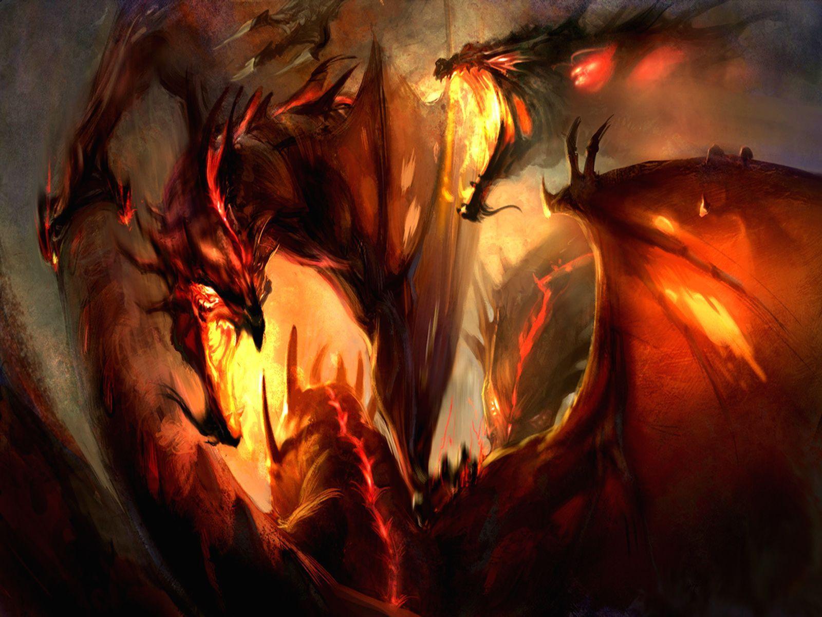 1600x1200 Awesome Dragon Background