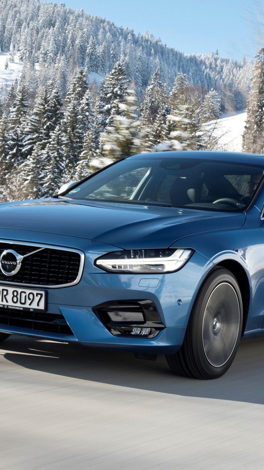 1080x1920 Download 1080x1920 Volvo S Blue, Road, Snow, Luxury, Cars Wallpaper for iPhone iPhone 7 Plus, iPhone 6+, Sony Xperia Z, HTC One