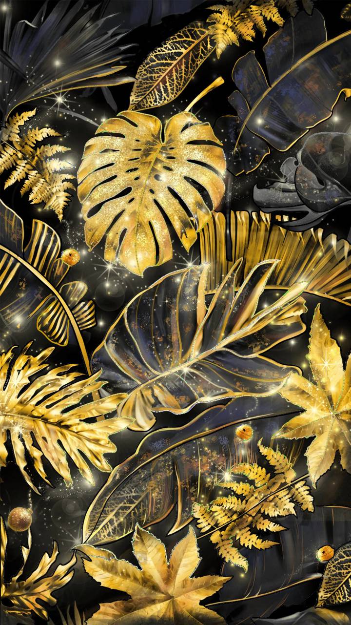 Gold Leaf Wallpapers - Top Free Gold Leaf Backgrounds - WallpaperAccess