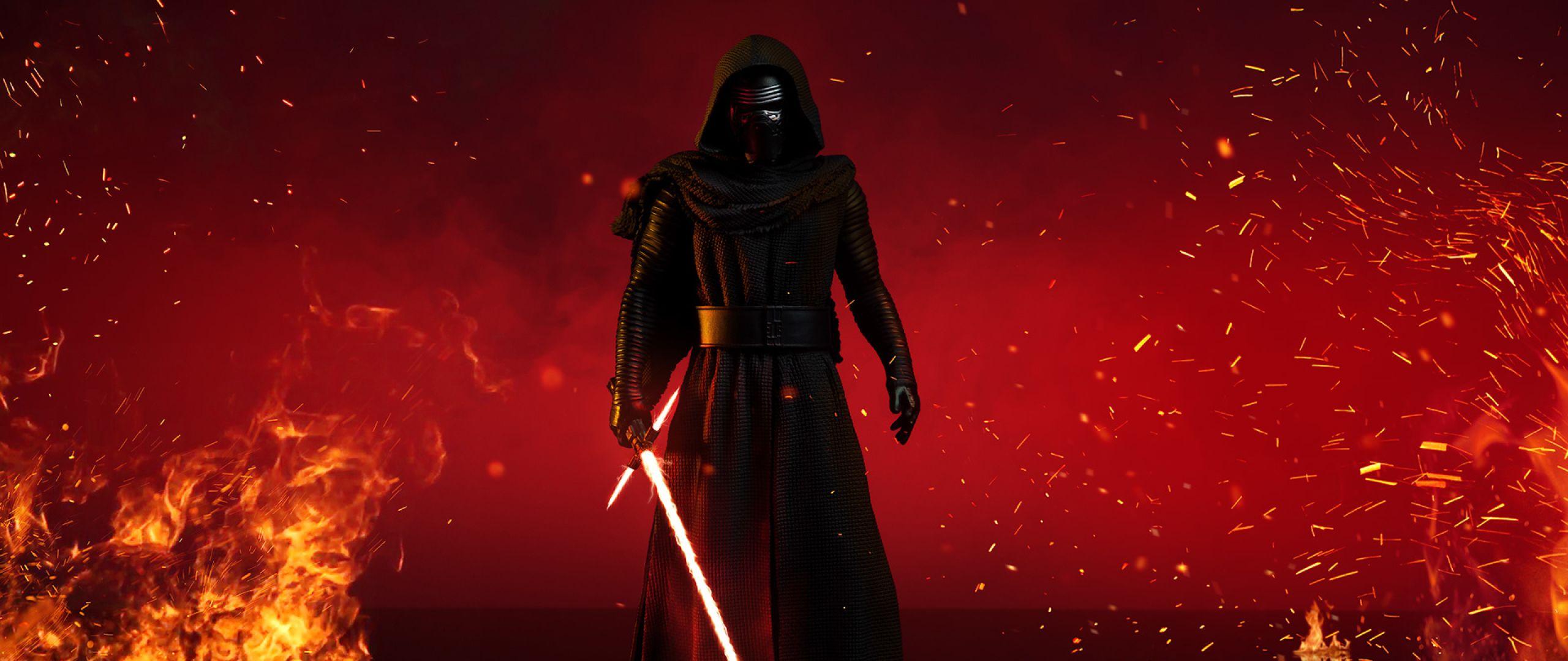 2560x1080 Kylo Ren With Lightsaber In Star Wars 2560x1080 Resolution Wallpaper, HD Movies 4K Wallpaper, Image, Photo and Background