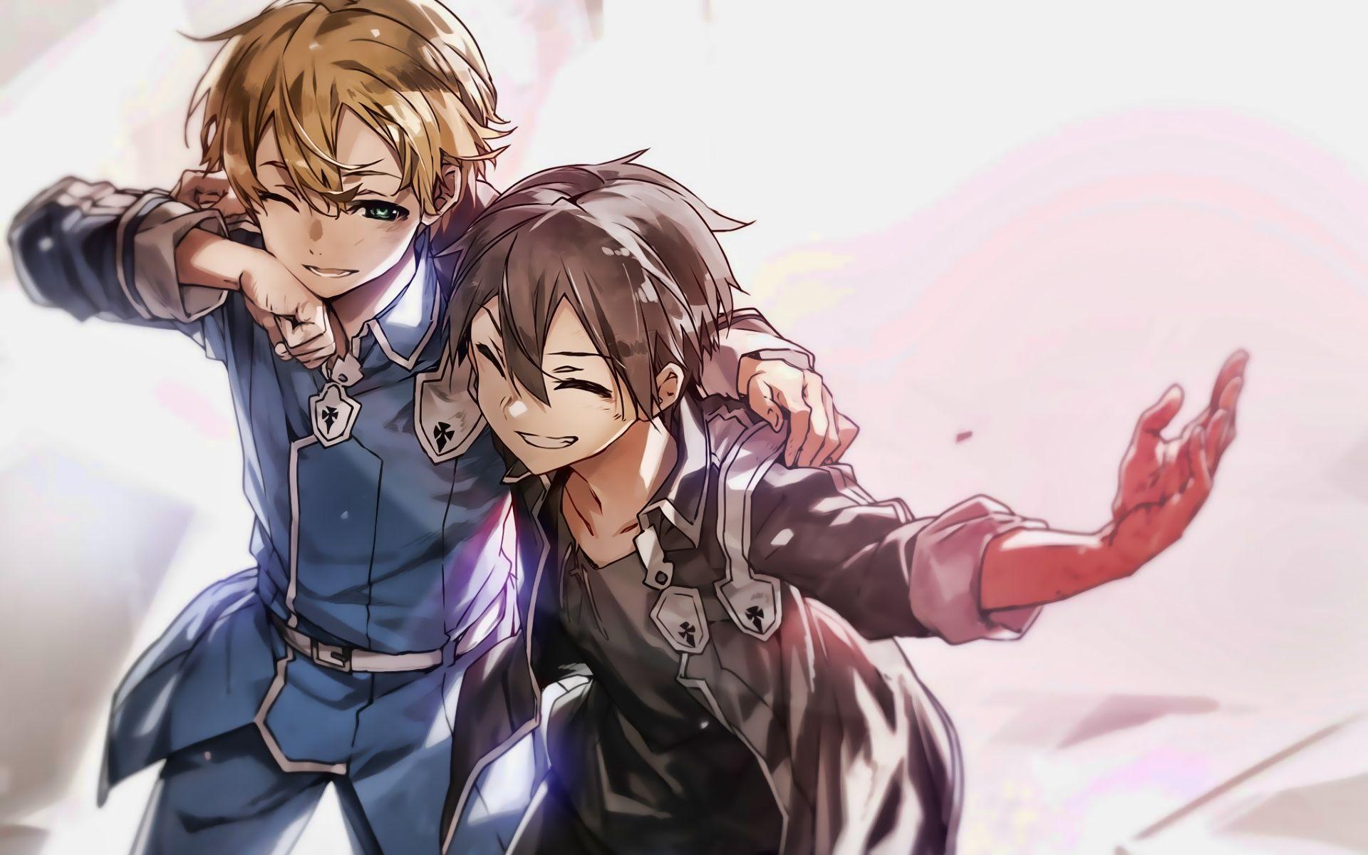 1920x1200 Kirito And Eugeo, Manga, Artwork, Sword Art Online, Art Online Alicization War Of Underworld Season, Download Wallpaper