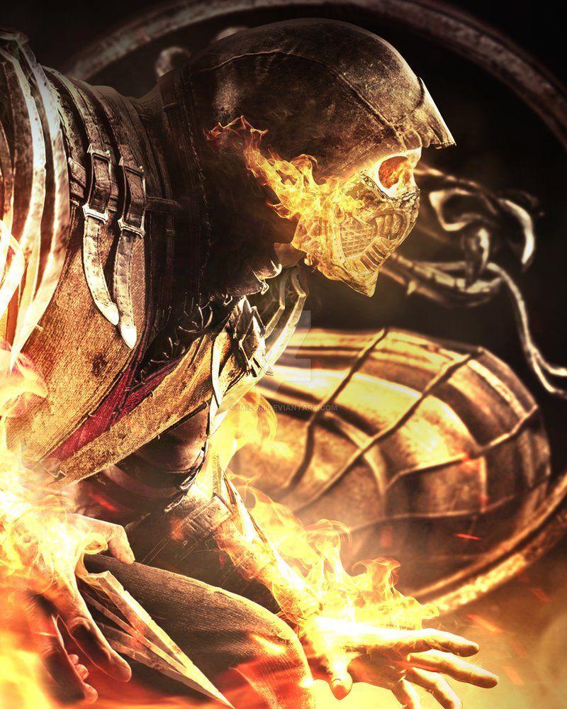 800x1000 MORTAL KOMBAT 11 by MizuriOfficial. Scorpion mortal kombat, Mortal kombat art, Mortal kombat