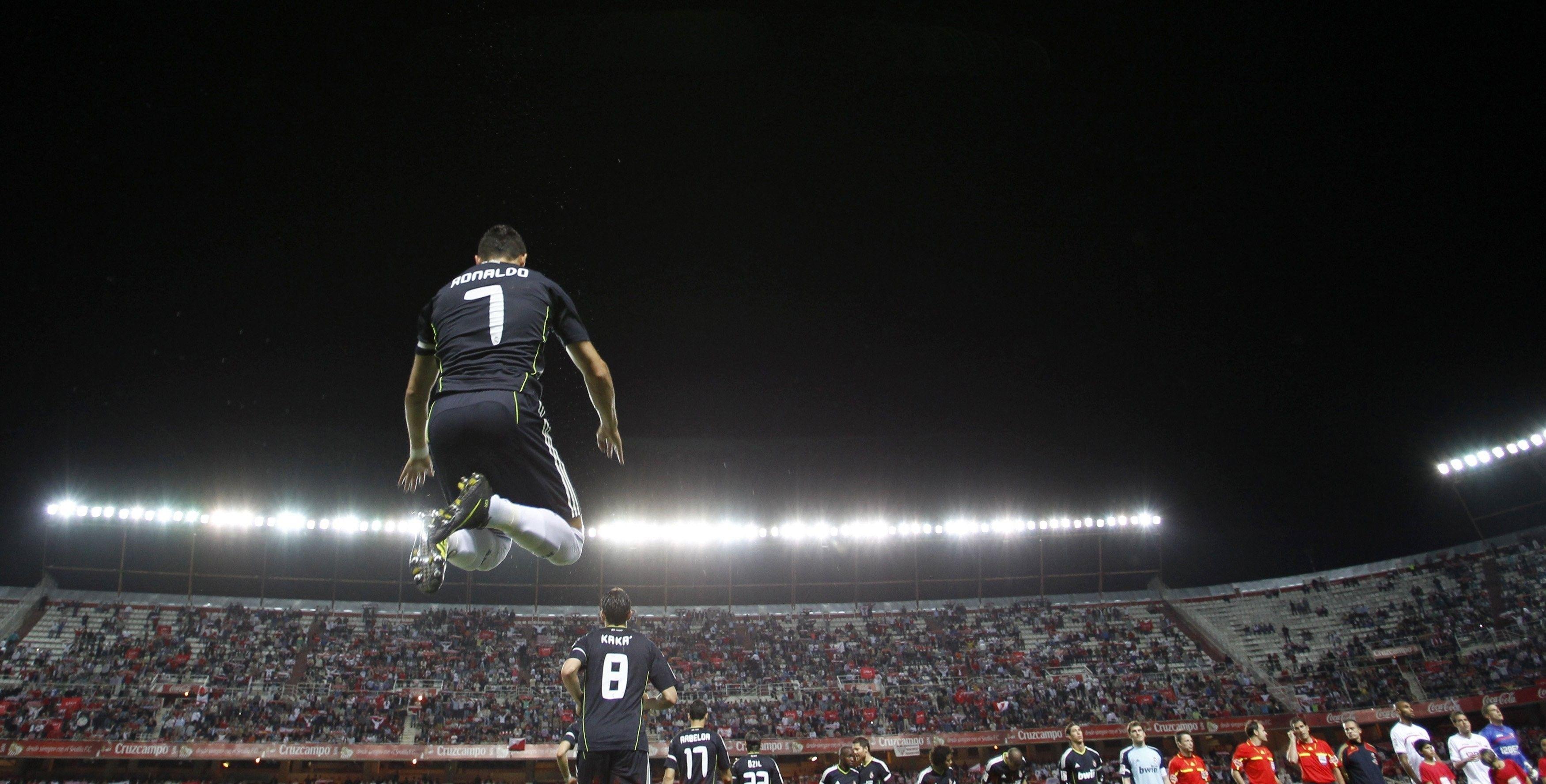 3500x1775 Kaka, Real Madrid, Cristiano Ronaldo wallpaper