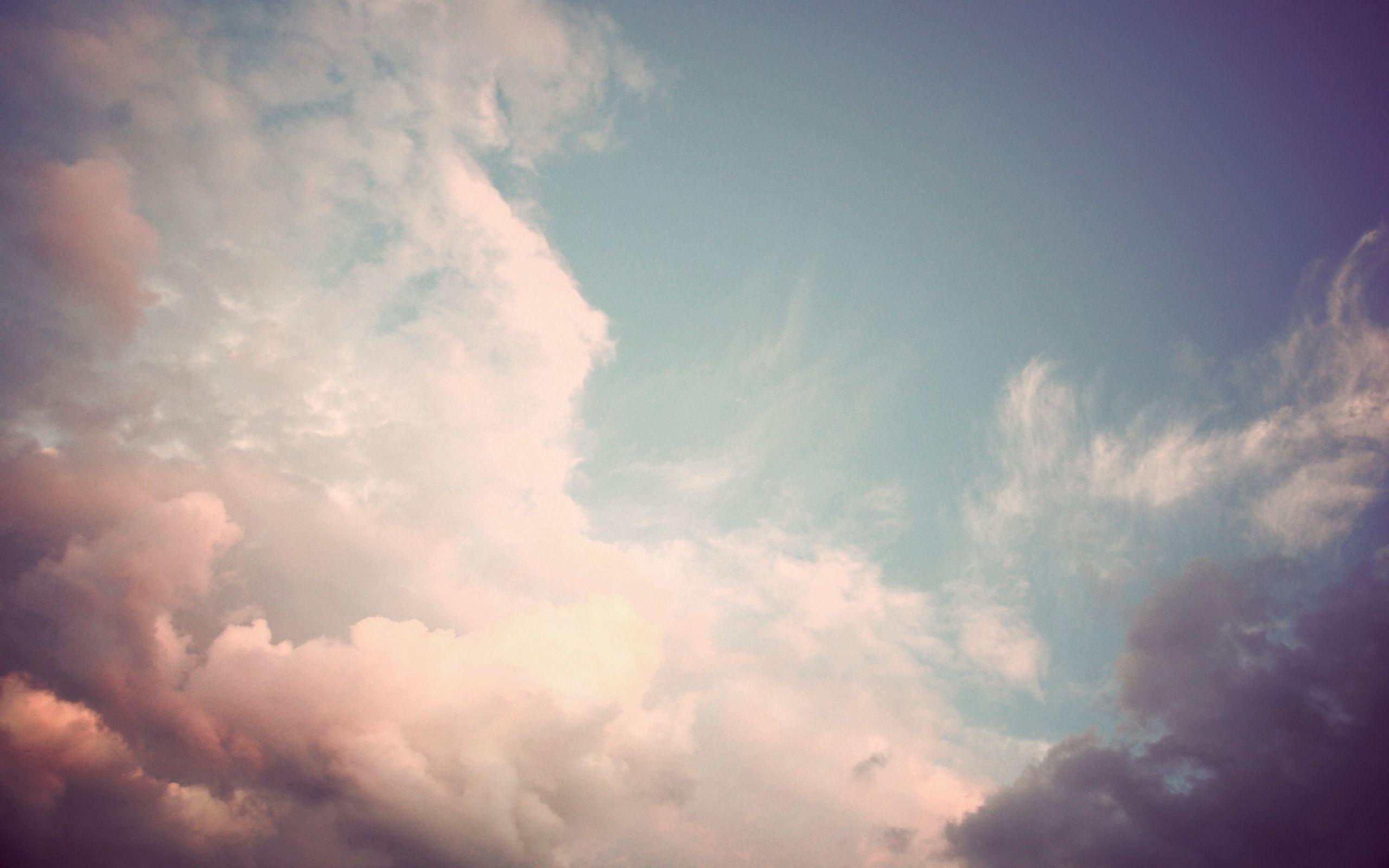 2560x1600 Aesthetic Wallpaper Computer Clouds HD Wallpaper