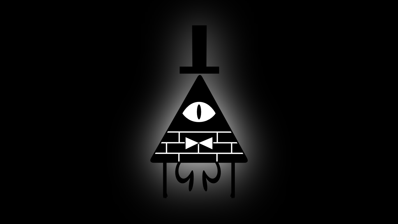 1366x767 Gravity Falls Bill Cipher Wallpaper. Gravity falls art, Gravity falls bill cipher, Gravity falls bill