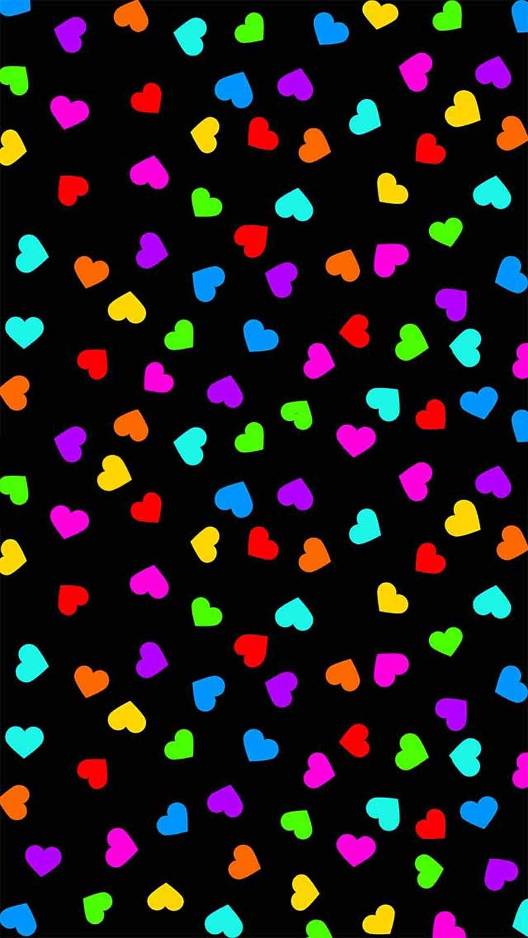 Rainbow Heart Wallpapers - Top Free Rainbow Heart Backgrounds ...