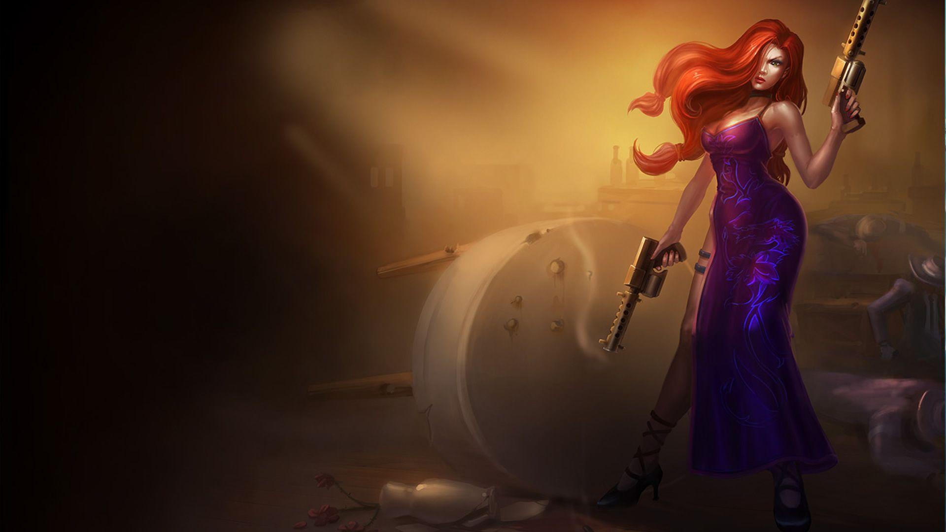 1920x1080 Secret Agent Miss Fortune Wallpaper
