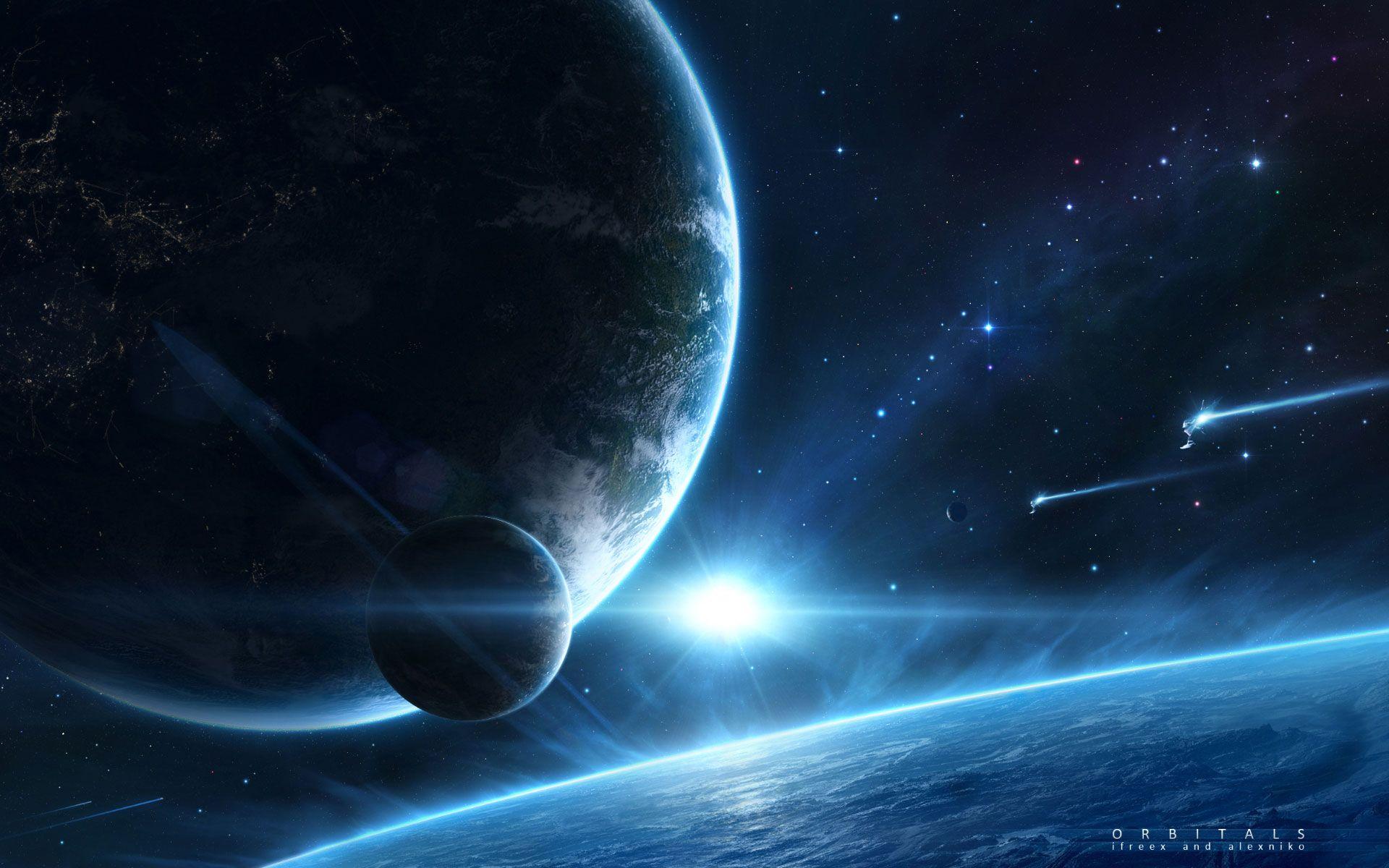 1920x1200 Free space wallpaper