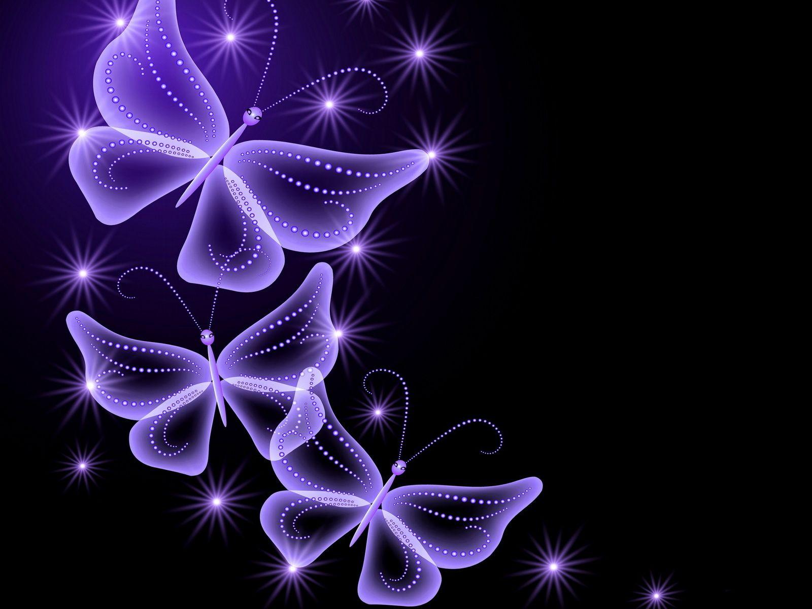 1600x1200 neon, neon, butterfly, sparkle, butterflies, purple, abstract, glow desktop wallpaper 112907