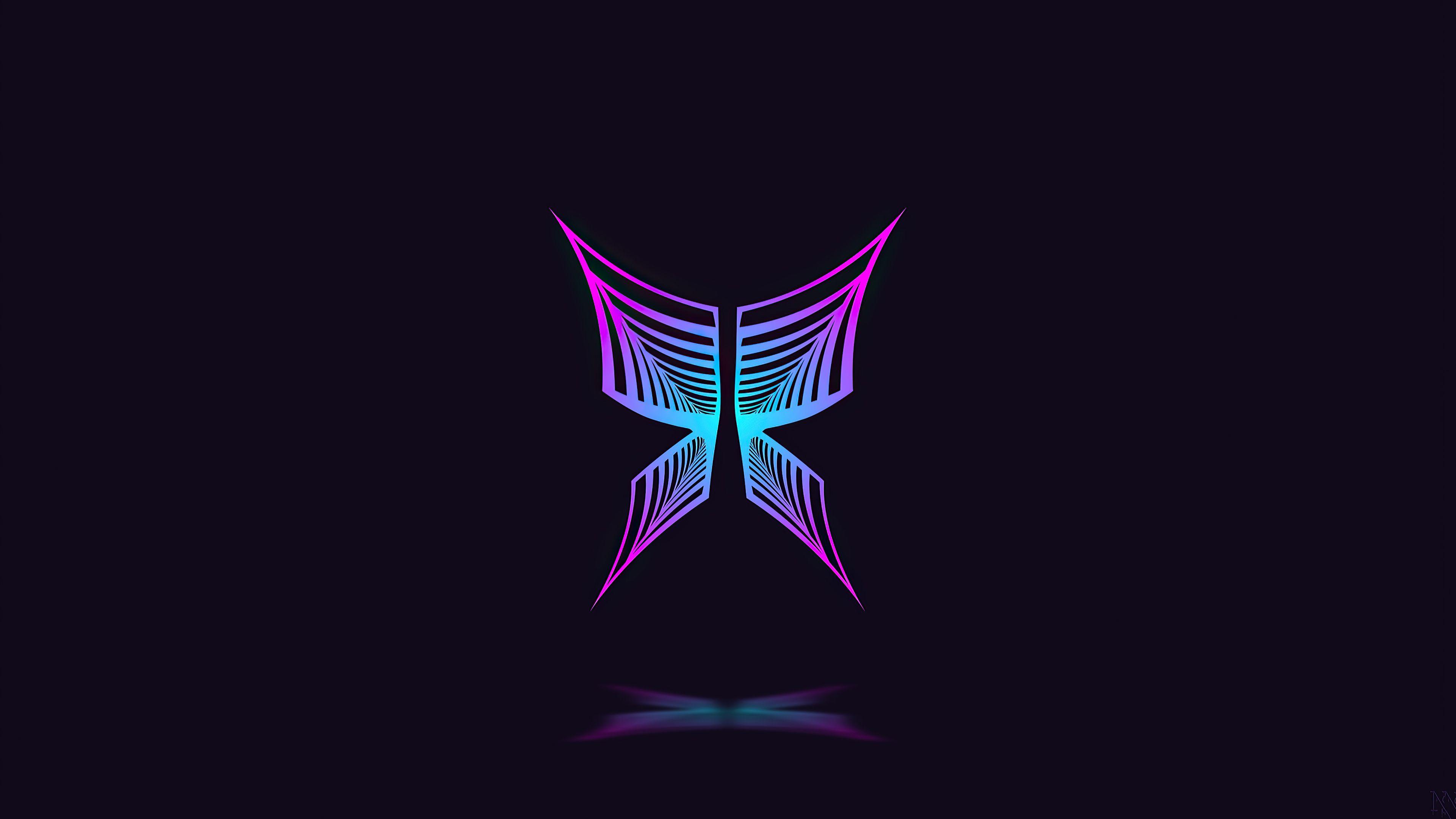 3842x2160 Butterfly Digital Abstract 4k, HD Abstract, 4k Wallpaper, Image, Background, Photo and Picture