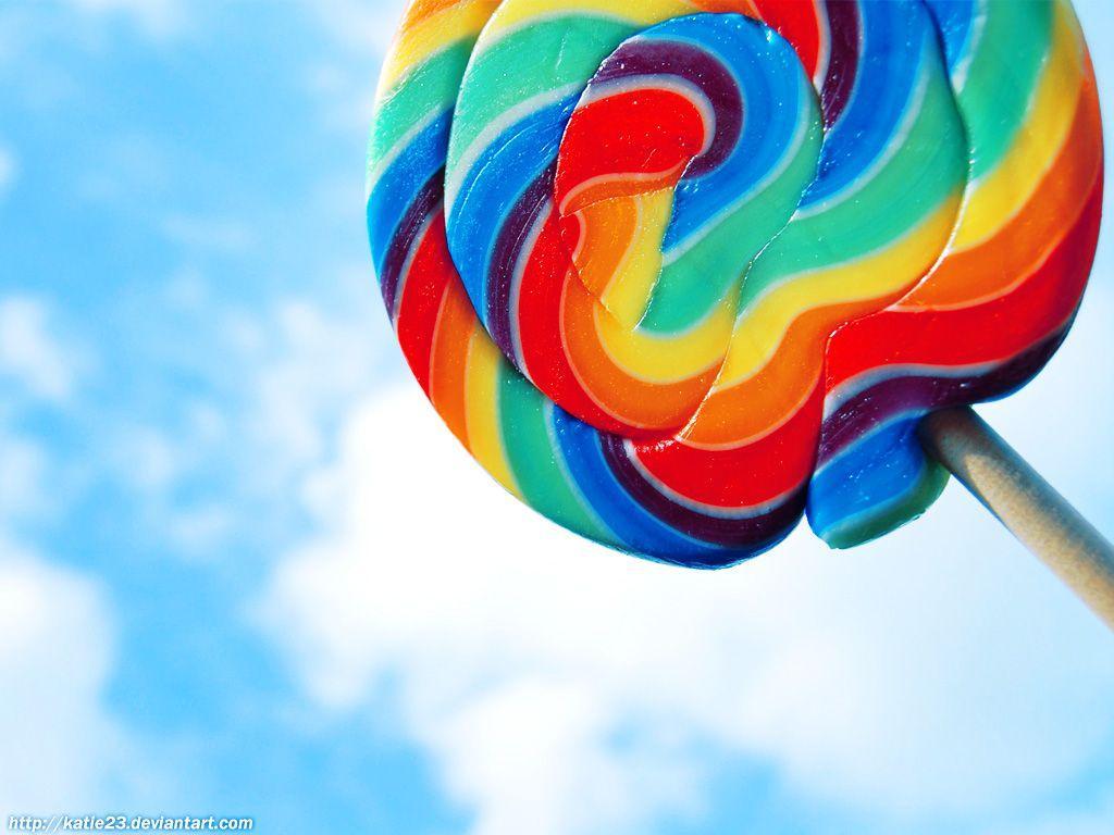 1024x768 Candy Lollipops Wallpaper