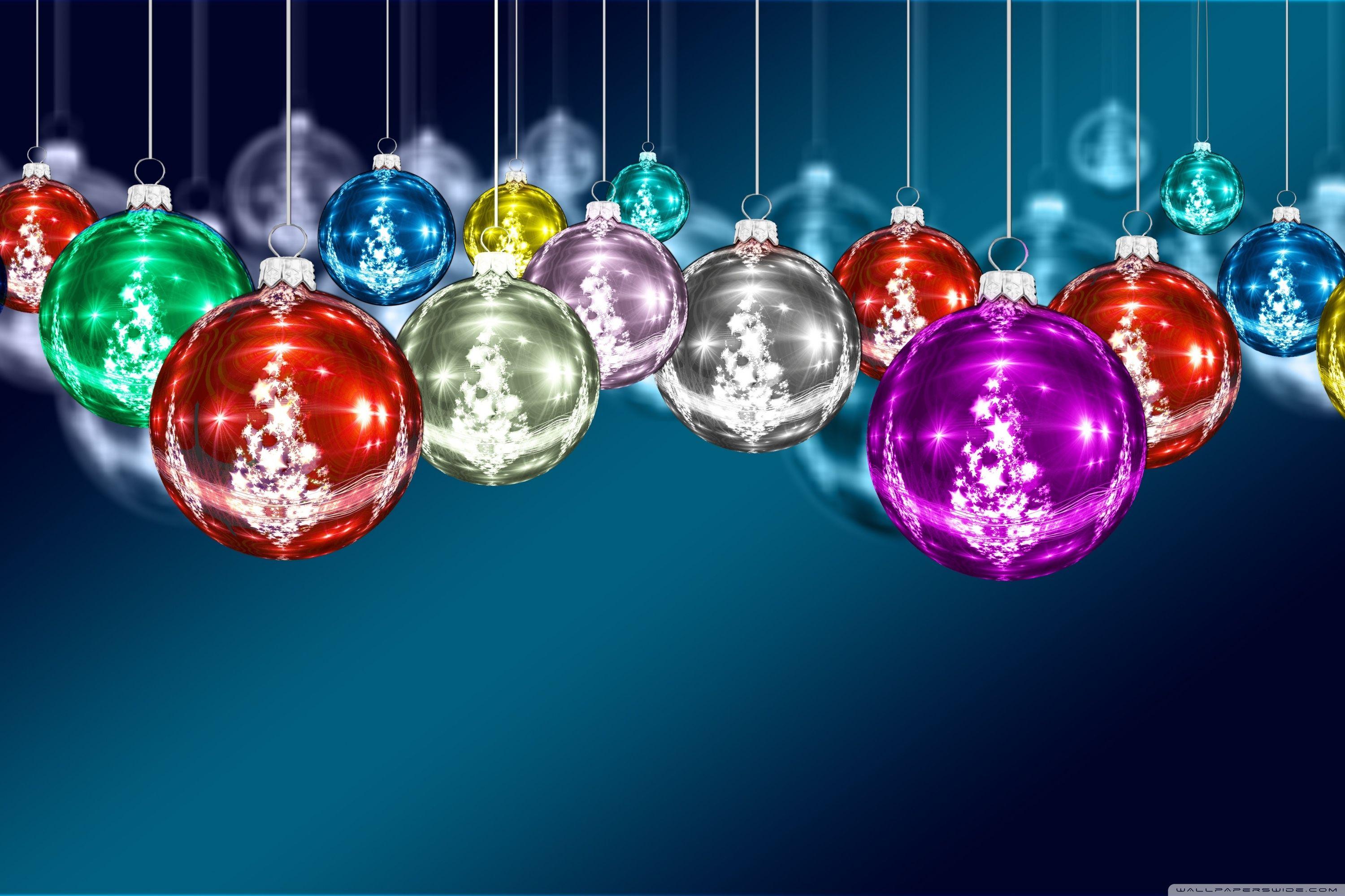 3000x2000 Colorful Christmas Balls Ultra HD Desktop Background Wallpaper for 4K UHD TV : Widescreen & UltraWide Desktop & Laptop : Multi Display, Dual & Triple Monitor : Tablet