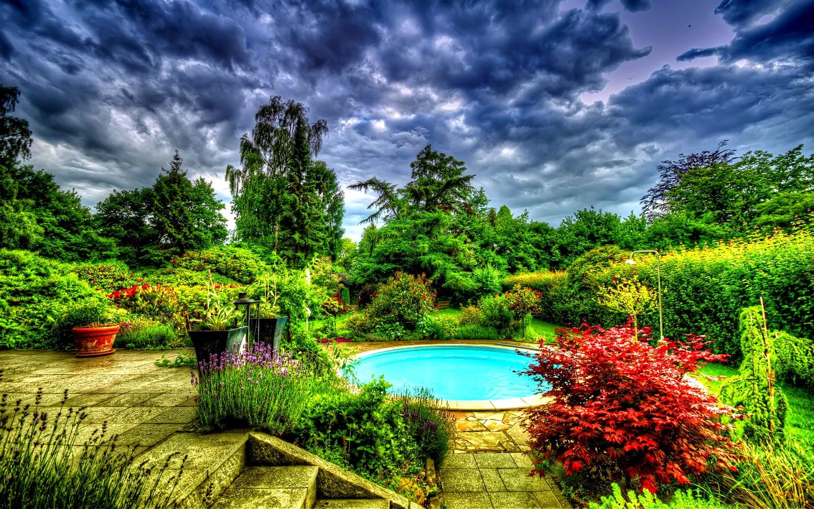1600x1000 A557VBG HD Garden Wallpaper 1600x1000 px