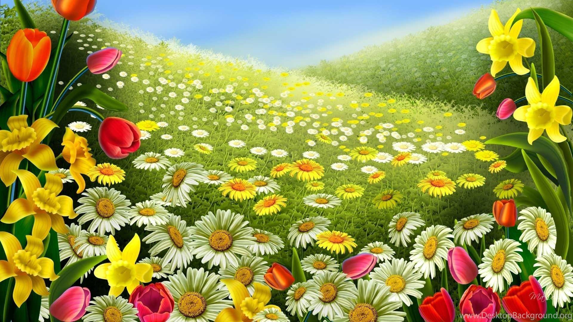 1920x1080 3D Garden Flower Wallpaper Free 3D Garden Flower Wallpaper By. Desktop Background