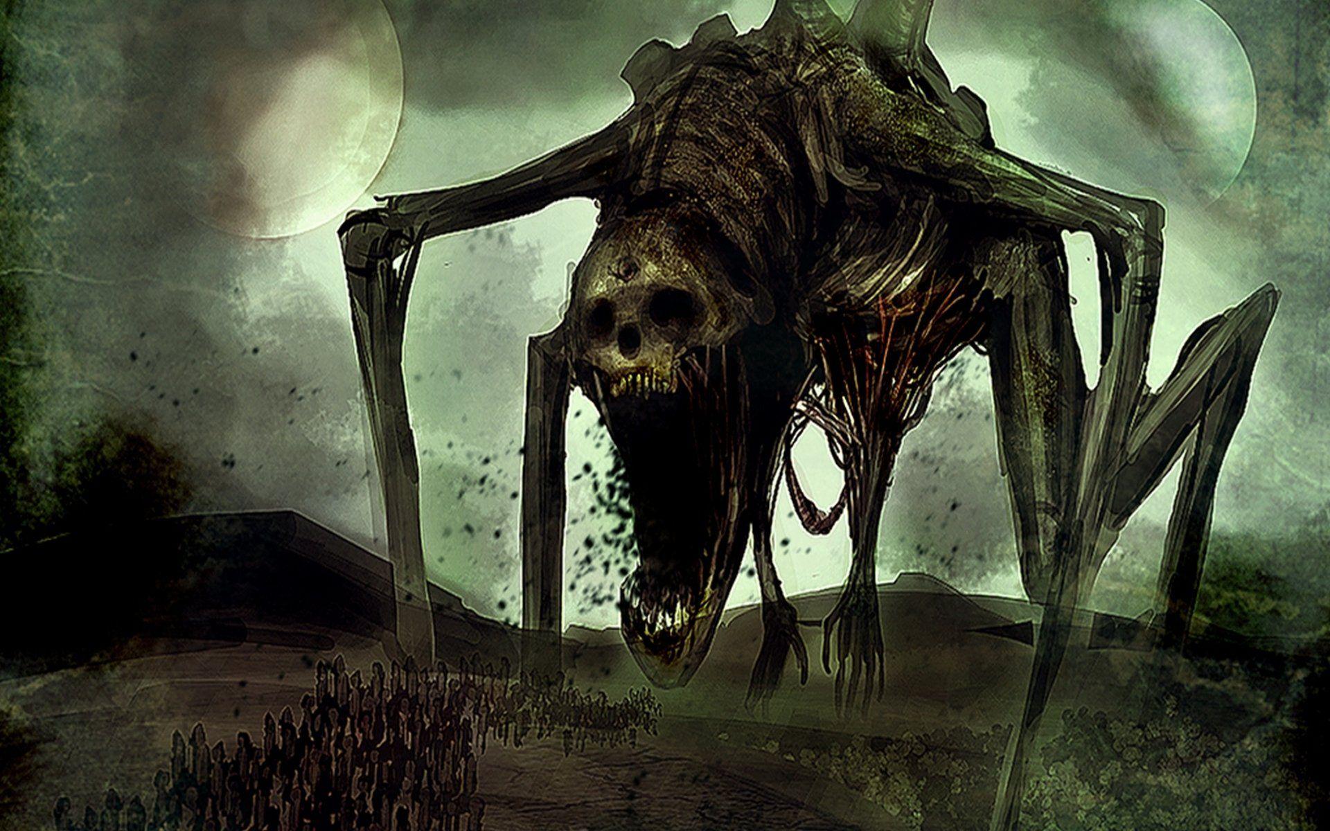 1920x1200 dark, Evil, Horror, Spooky, Creepy, Scary Wallpaper HD / Desktop and Mobile Background