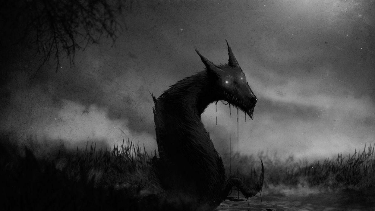 1244x700 DARK evil horror spooky creepy scary wallpaperx1080