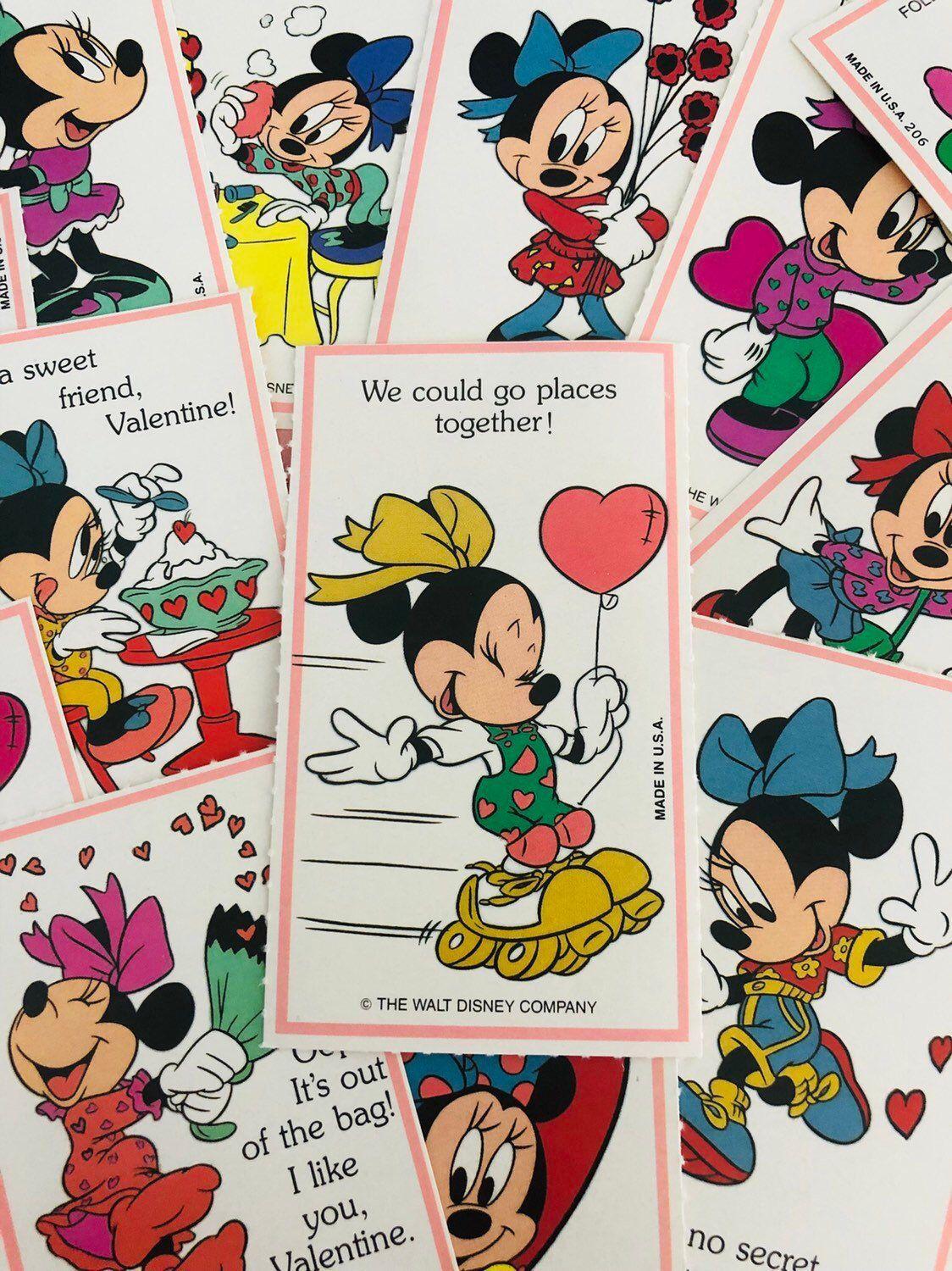 1124x1500 Disney Minnie N Me Mystery Valentine Card Packs. Etsy. Minnie mouse picture, Disney sticker, Cartoon wallpaper