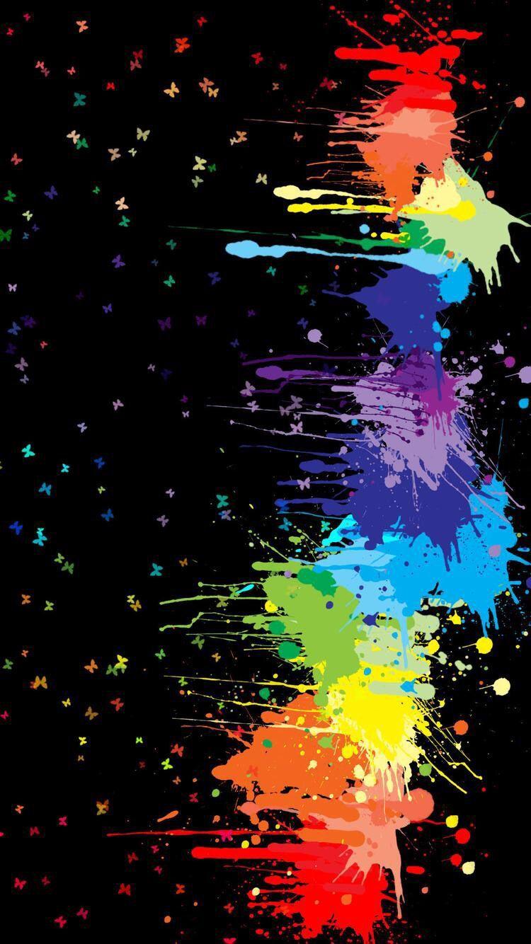 750x1334 The butterflies in my stomach are from your beautiful smile. Abstract art wallpaper, Abstract, iPhone wallpaper pattern