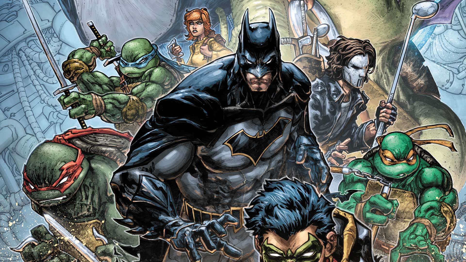 1920x1080 Batman Teenage Mutant Ninja Turtles 2