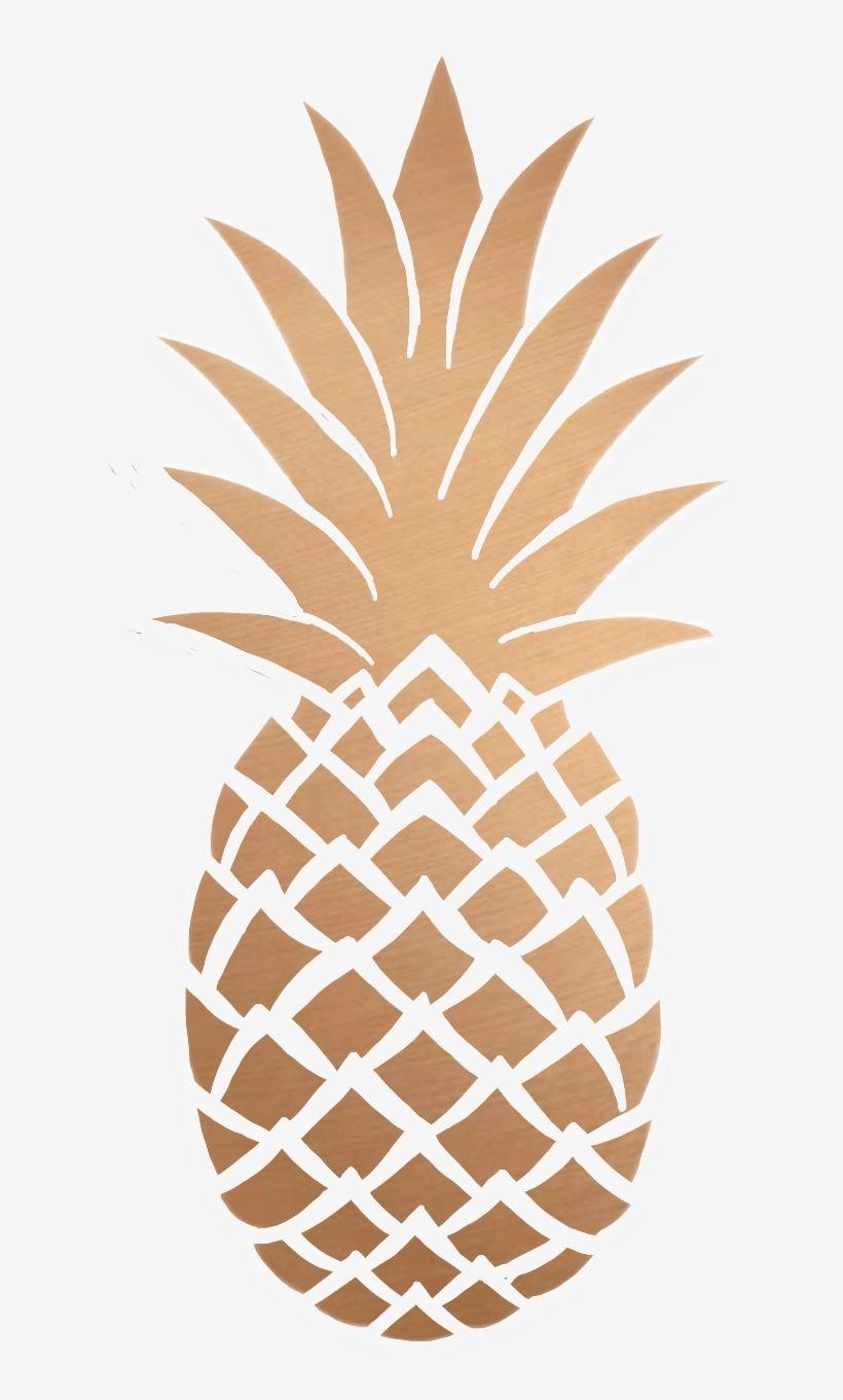 820x1361 Sticker Pineapple Gold Interesting Art Tumblr Png Tumblr Gold Pineapple Transparent PNG Download