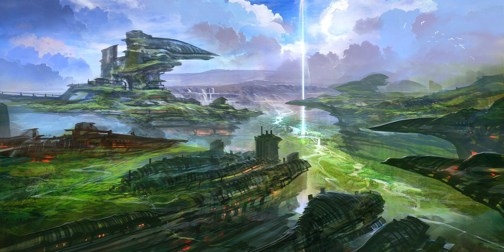 2000x1000 Chrono Cross, Artwork, Digital Art, Fantasy Art Wallpaper HD / Desktop and Mobile Background