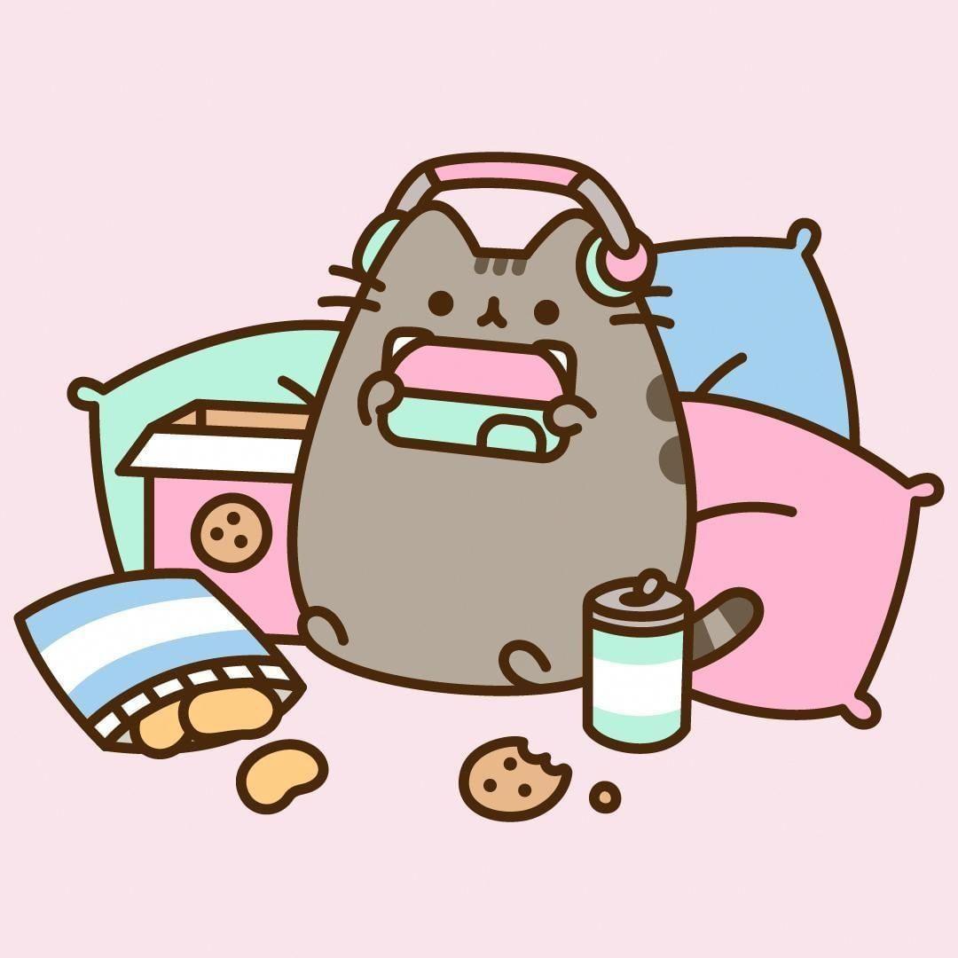 1080x1080 Cat Lover Aesthetic Hanging Out Day. Nintendo Switch Art. Cute Cat Drawing. Cute Cat Art. Kawaii. #cute #pusheen #kawaii #Nintendomem in 2020