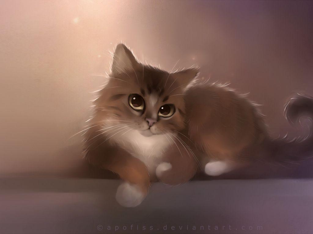 Cute Cat Drawings Wallpapers - Top Free Cute Cat Drawings Backgrounds - WallpaperAccess