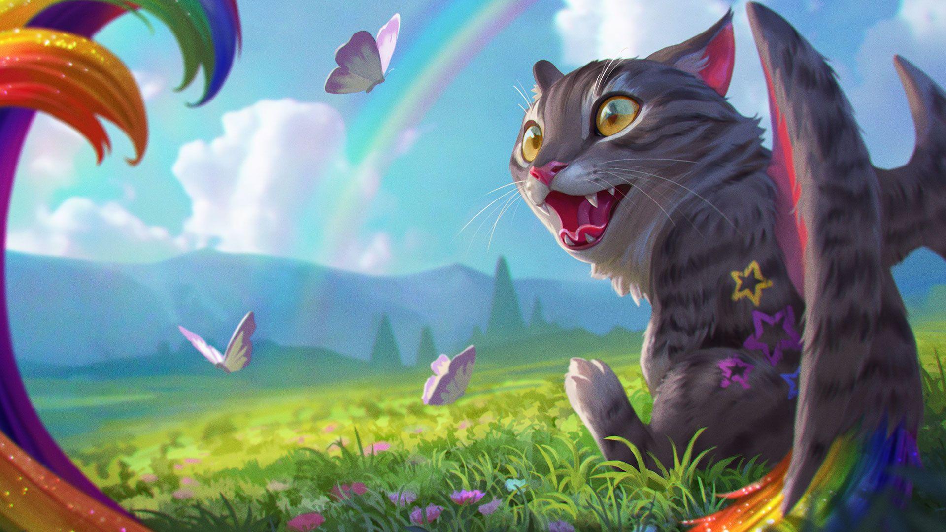 Rainbow Cat Wallpapers - Top Free Rainbow Cat Backgrounds - WallpaperAccess