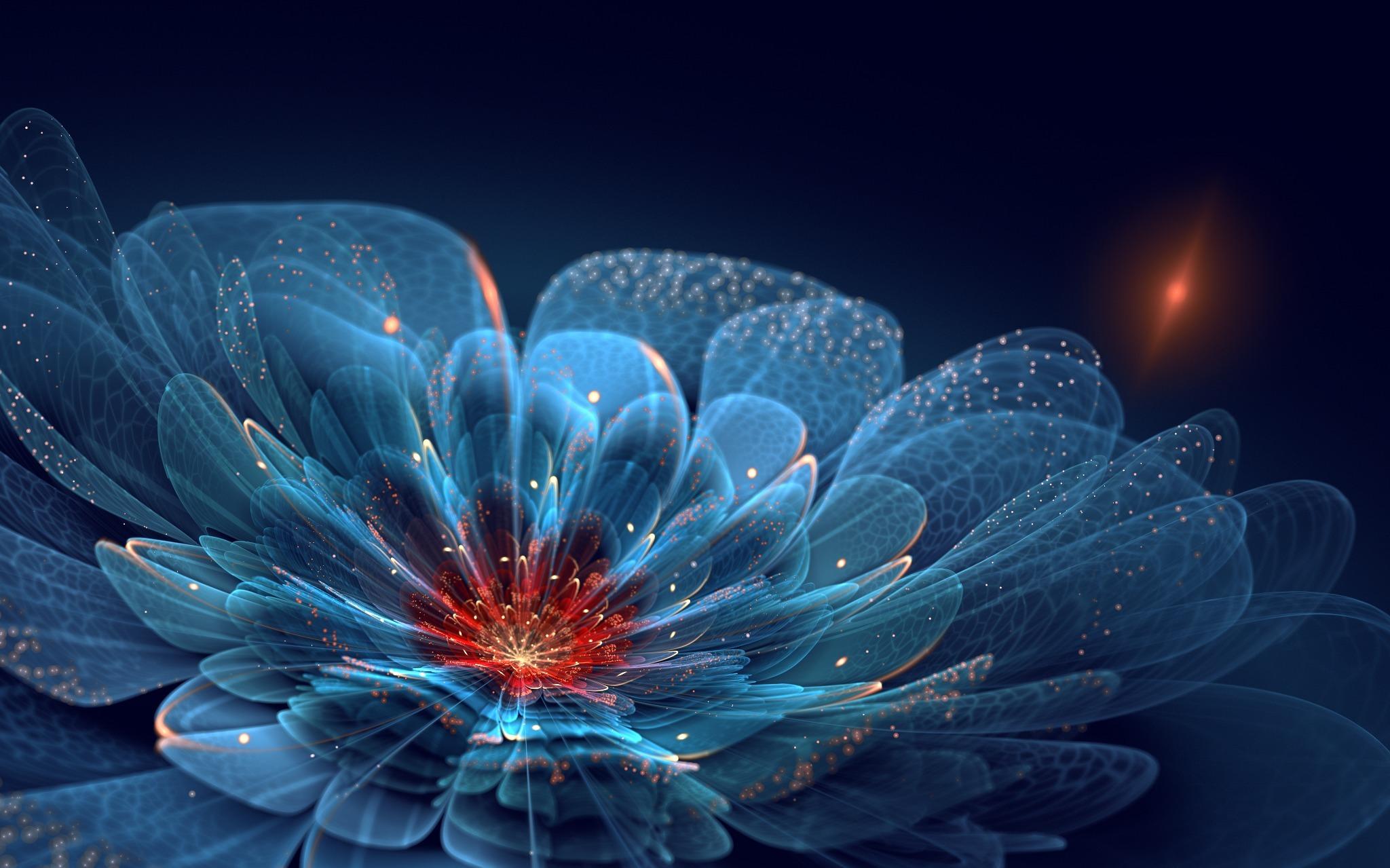 2048x1279 Download Cool Pink Lotus Flower HD Wallpaper