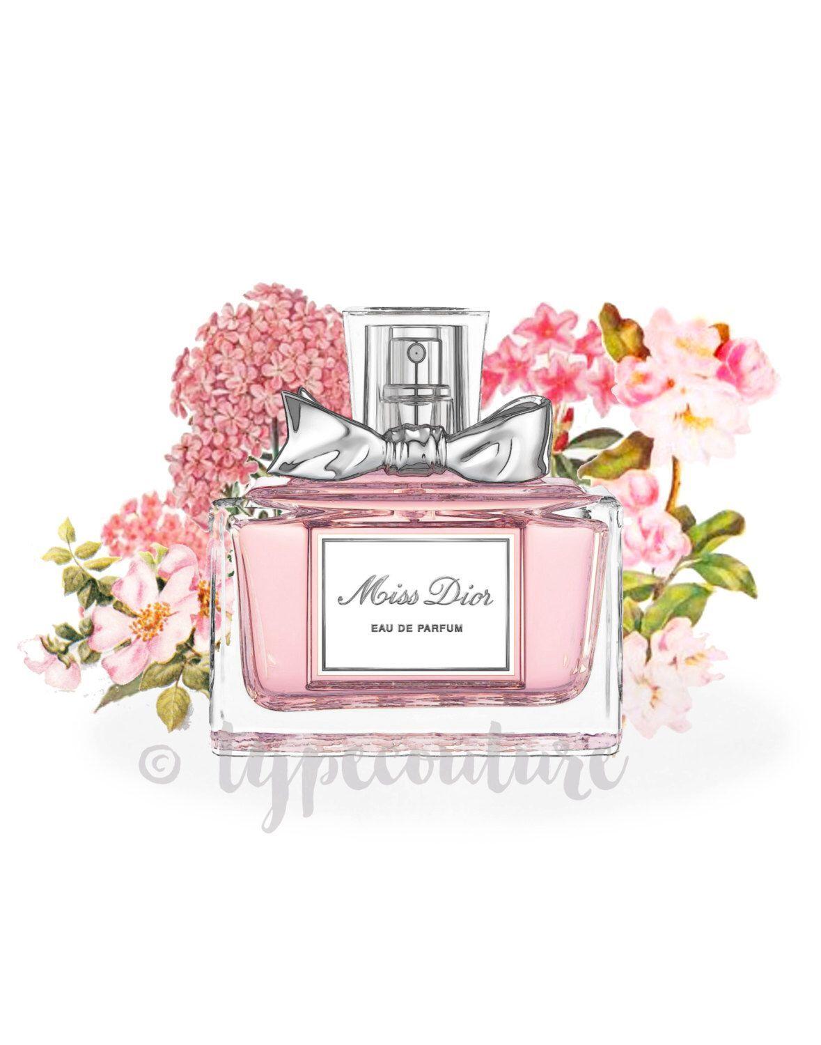 1179x1500 Watercolour Miss Dior perfume bottle art. "Miss Dior." Modern high fashion wall art. Beautiful Home D. Perfume art, Fashion wall art, Perfume bottle art