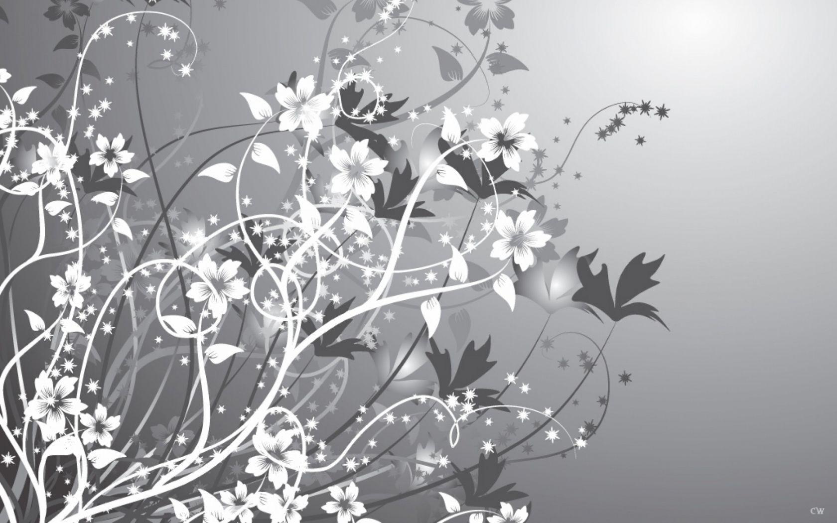 1680x1050 Free download White Gray Flowers Abstract wallpaper White Gray Flowers [1920x1200] for your Desktop, Mobile & Tablet. Explore Gray and White Flower Wallpaper. Modern Gray and White Wallpaper, Yellow