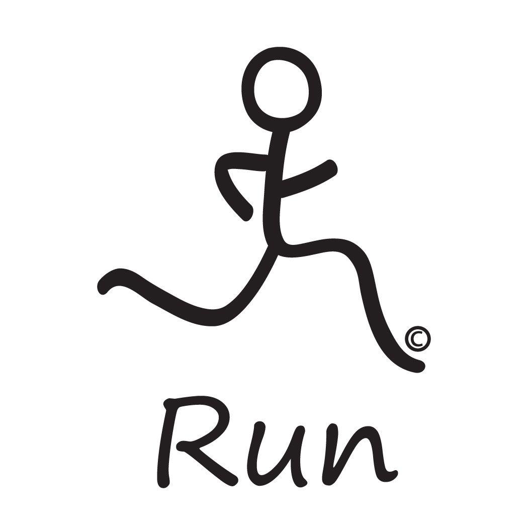 1050x1050 kids running stick figure