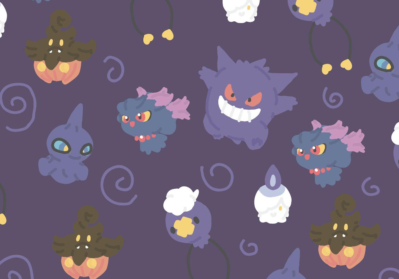 1400x980 Ghost Type Pokemon Free Vectors, Clipart Graphics & Vector Art