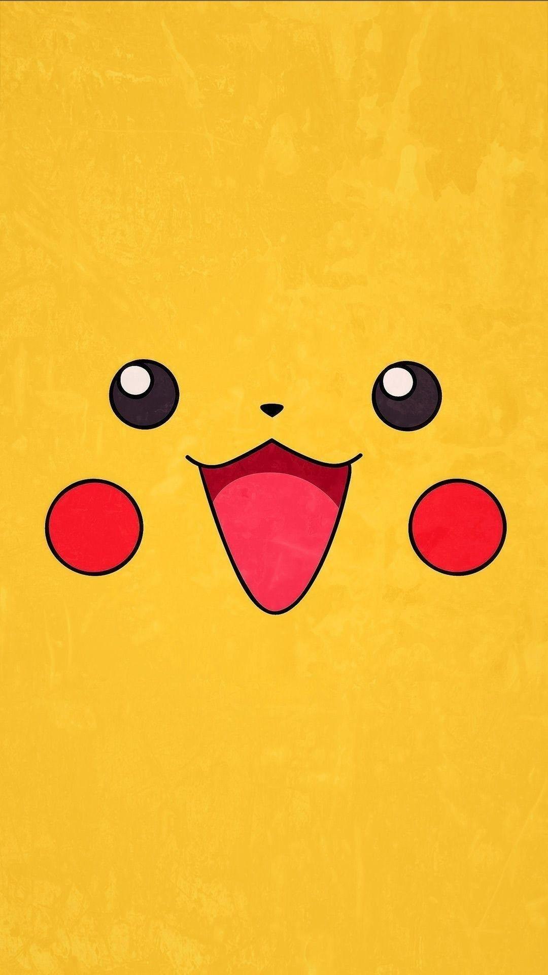 Pikachu Pokemon Anime #iPhone #6 #plus #wallpaper