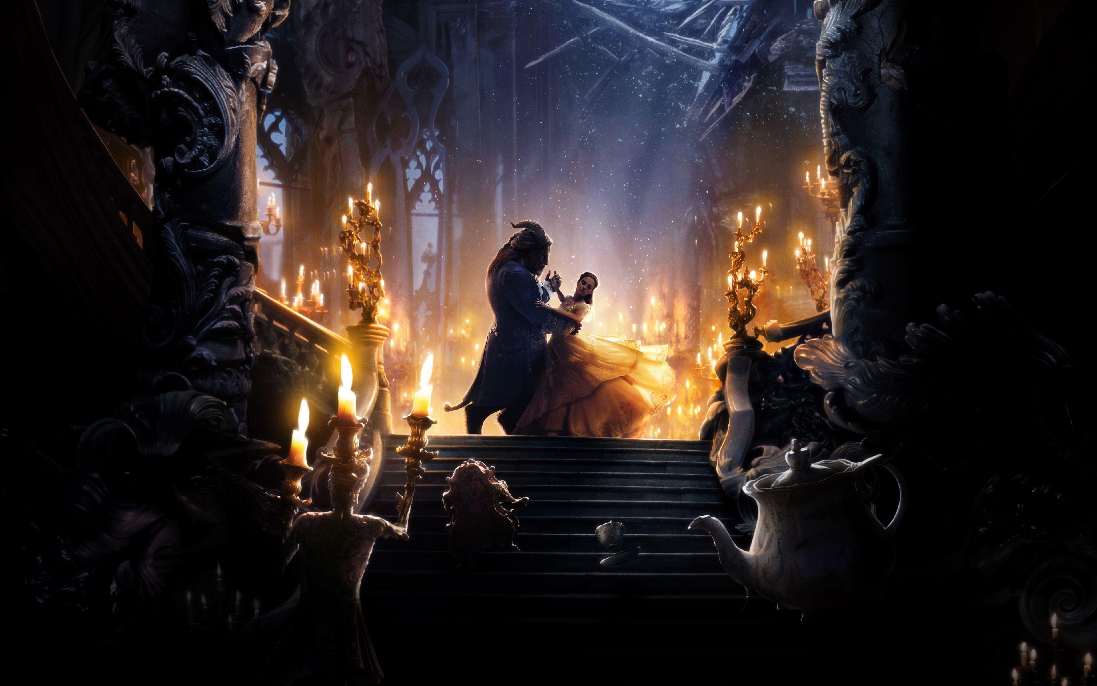 3840x2400 Beauty and the Beast 8K 2017 Wallpaper