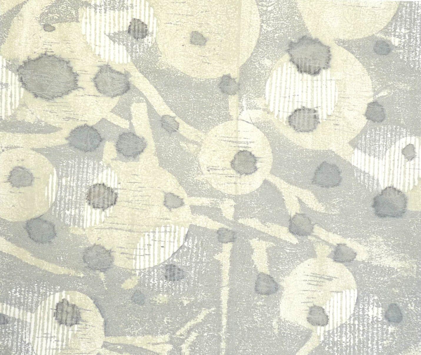 1431x1209 Ann Symes Japanese Woodblock Print Over Sumi E Ink. Printmaking