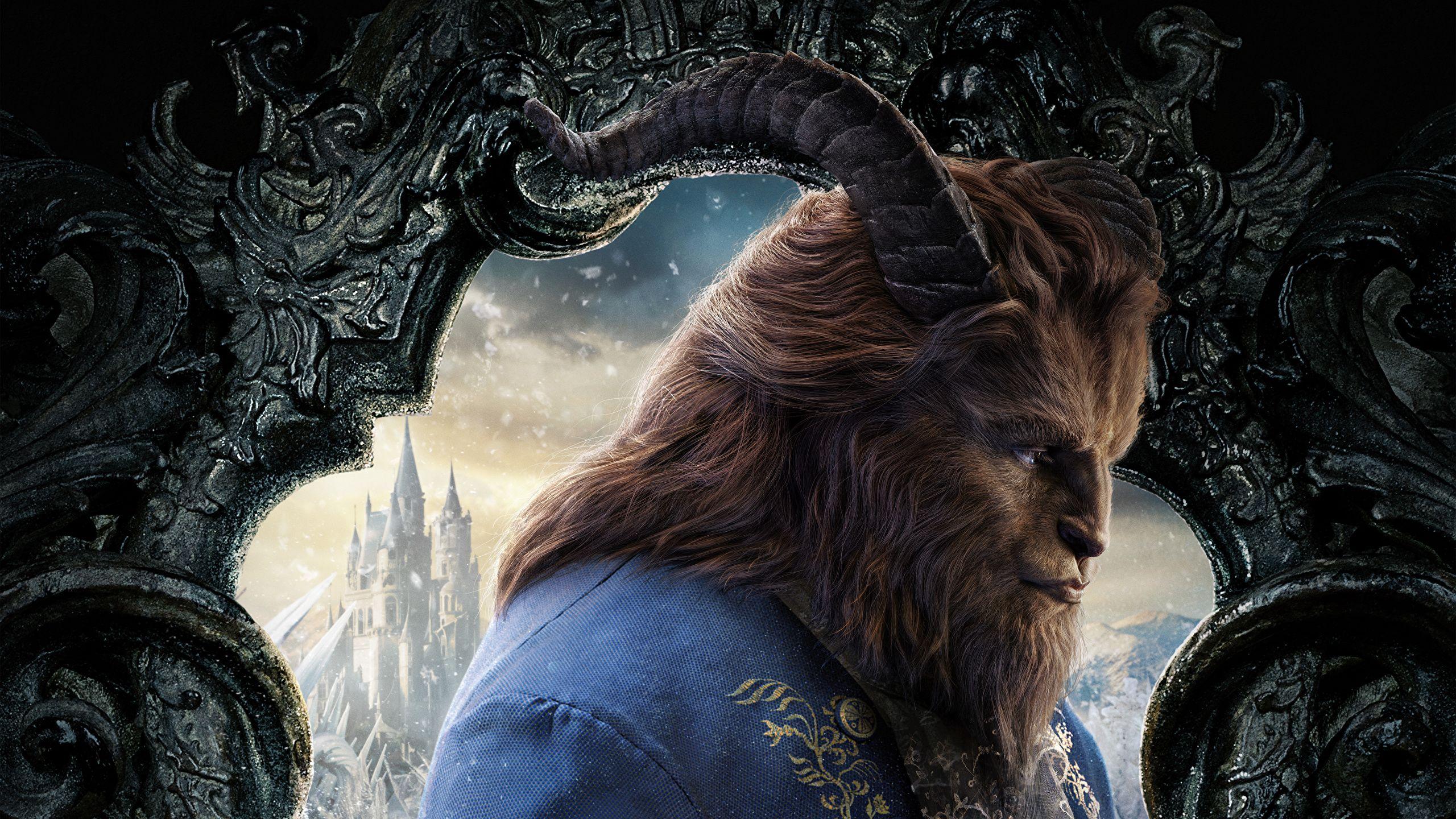 2560x1440 image Beauty and the Beast 2017 Monsters Horns Movies 2560x1440