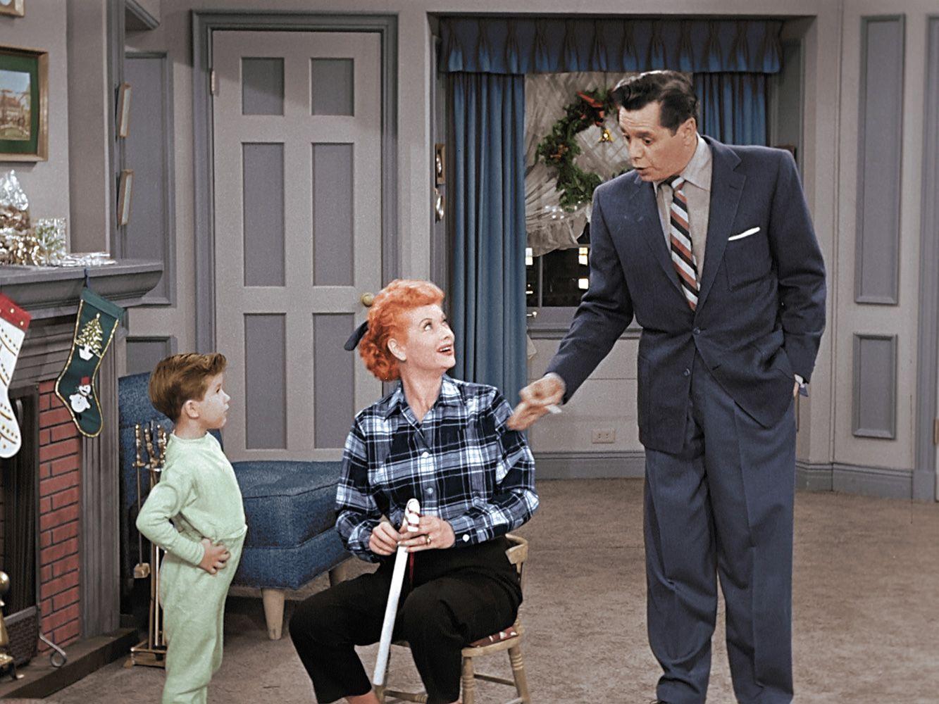 1333x1000 New Photo from the Colorized I Love Lucy Christmas Special