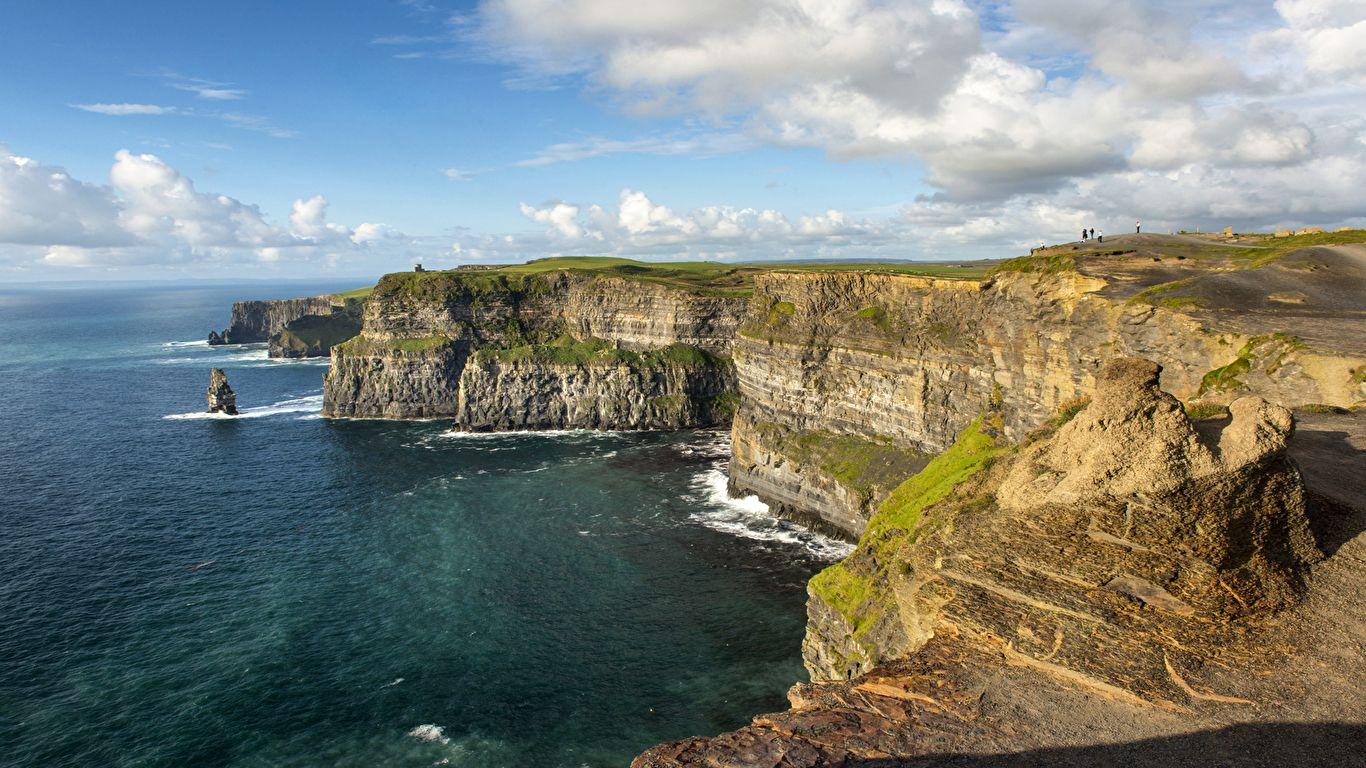 1366x768 Cliffs of Moher, Ireland [1900 × 1000][OS]