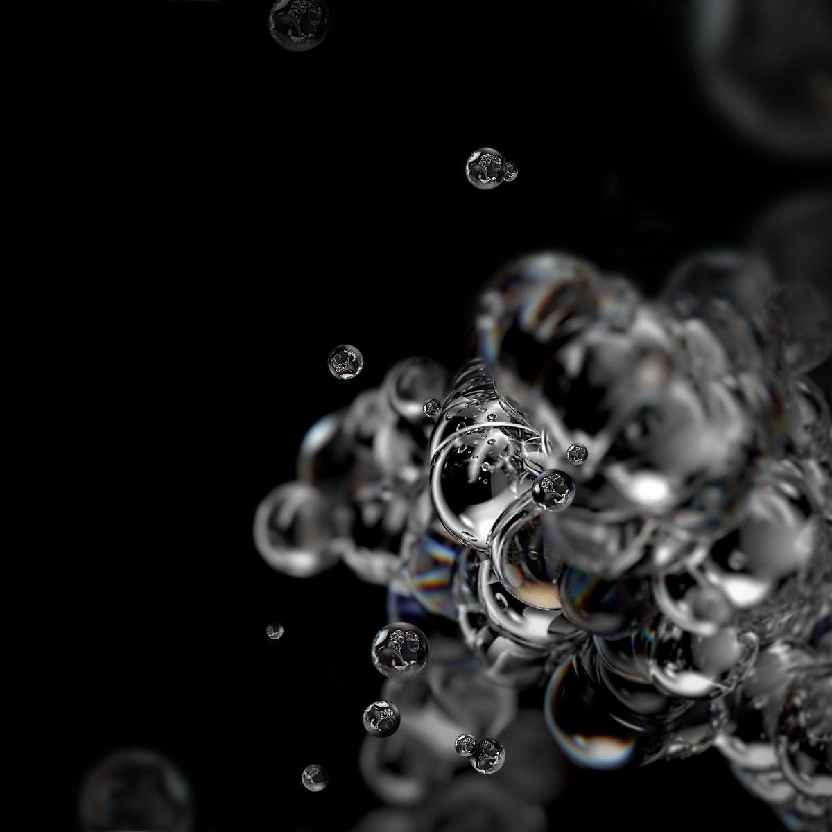 1200x1200 Bubbles HD Wallpaper