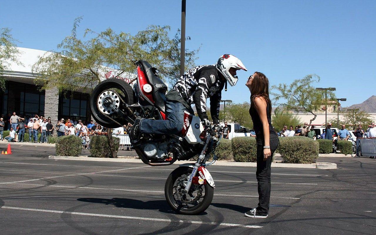 Photo of Man Riding Motorcycle  Free Stock Photo