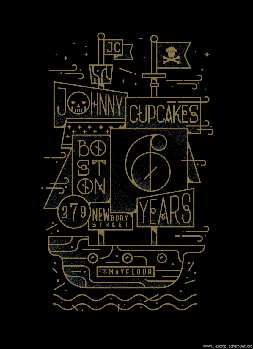 851x1170 CHRISTOPHER DELORENZO Latest Design For Johnny Cupcakes' Boston. Desktop Background