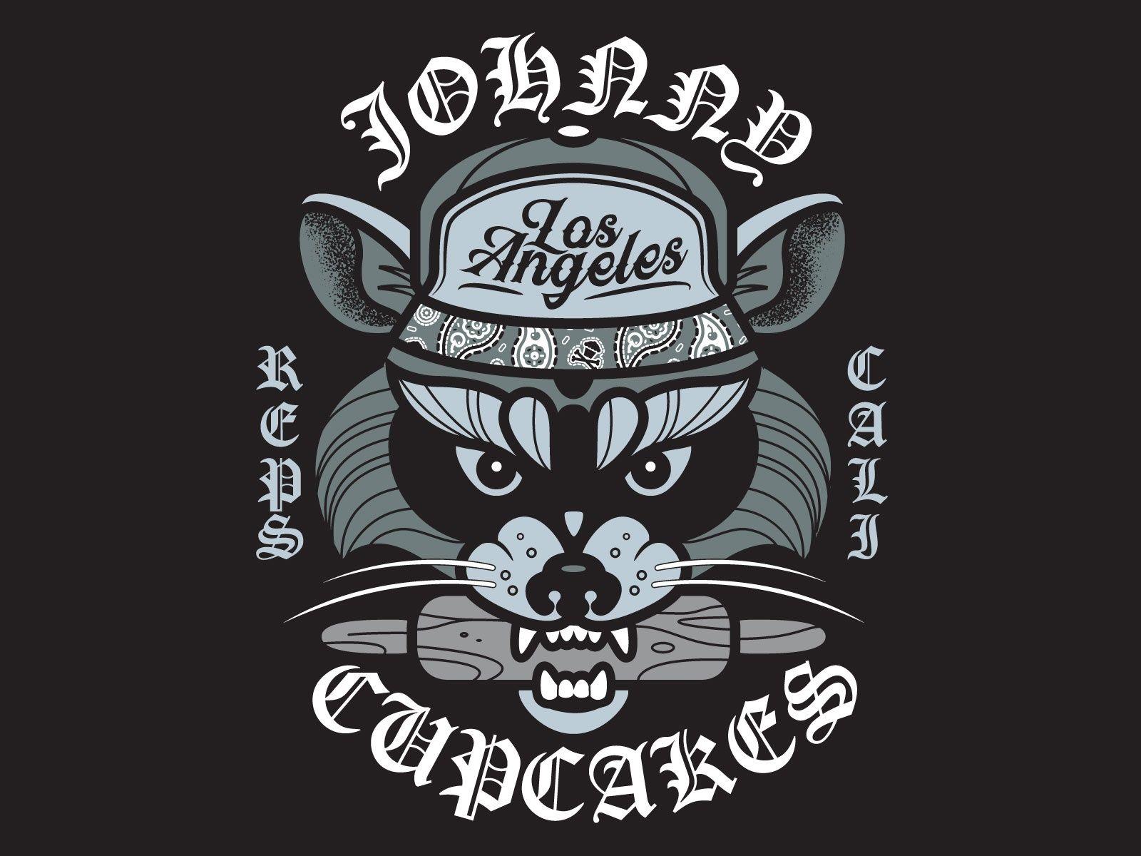 1600x1200 Johnny Cupcakes Trash Panda by D Malott on Dribbble