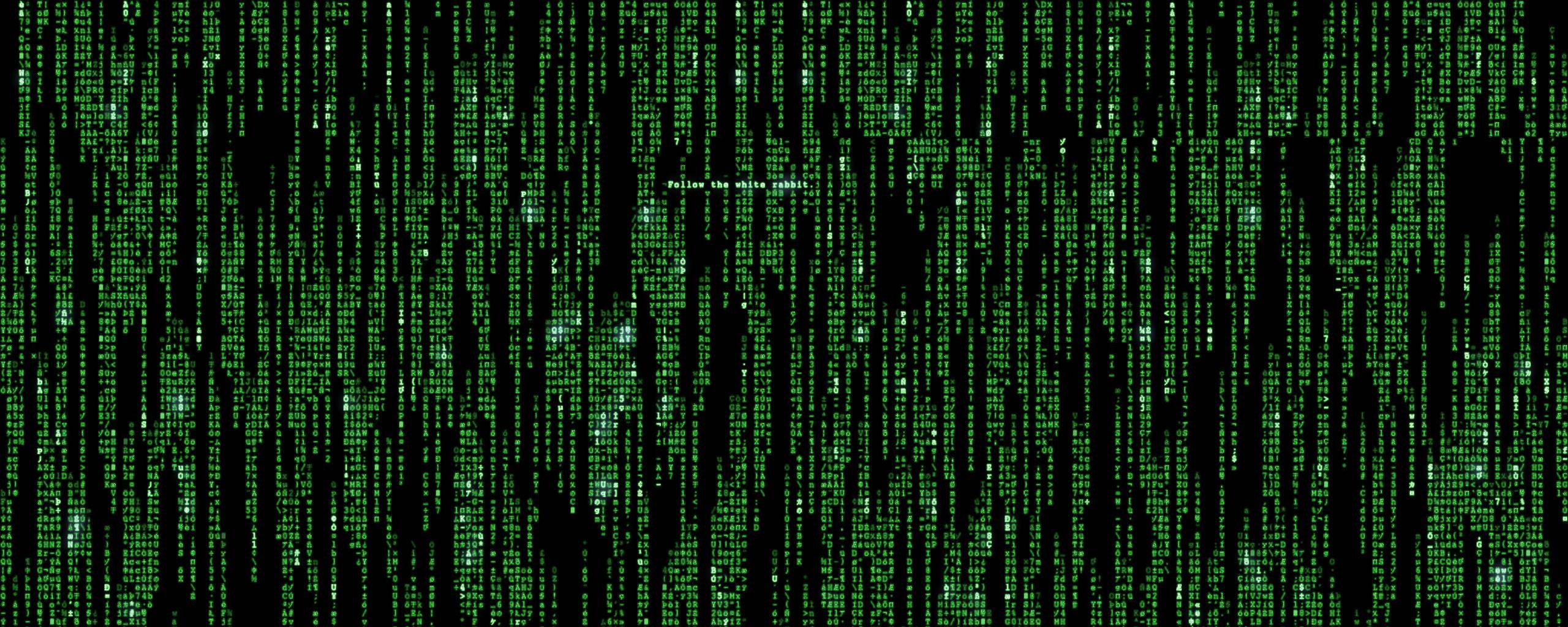 2560x1024 Follow the White Rabbit [2560x1024][dual monitor]