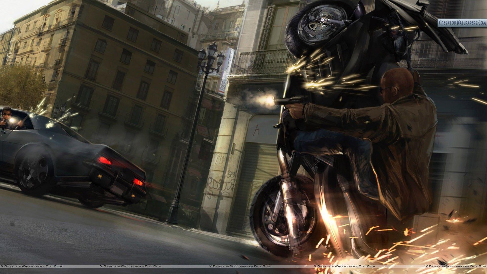 1920x1080 Wheelman Bike Stunt Wallpaper
